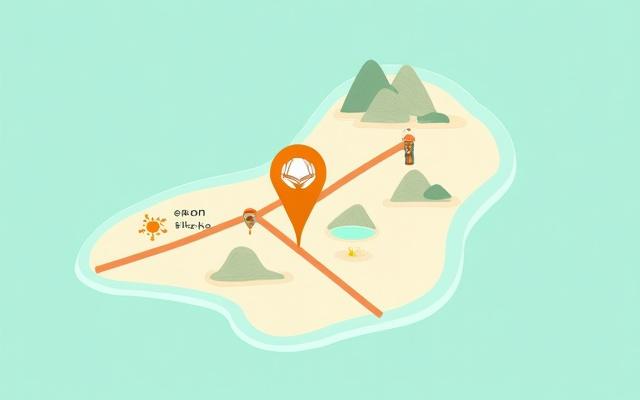 제주도에 위치한 Aran Tale 서점 약도